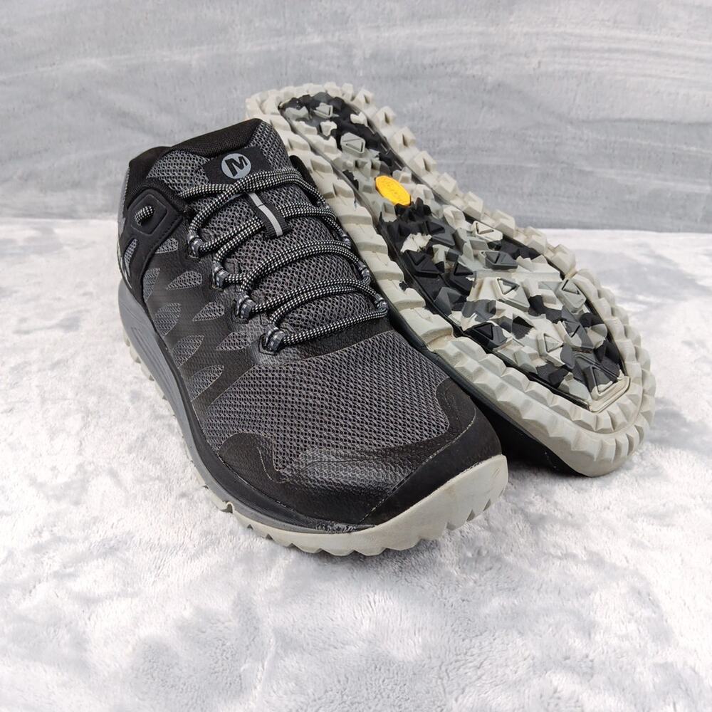 Merrell Nova 2 Men’s Size 12 Black Trail Running Hiking Shoes Outdoor Sneakers